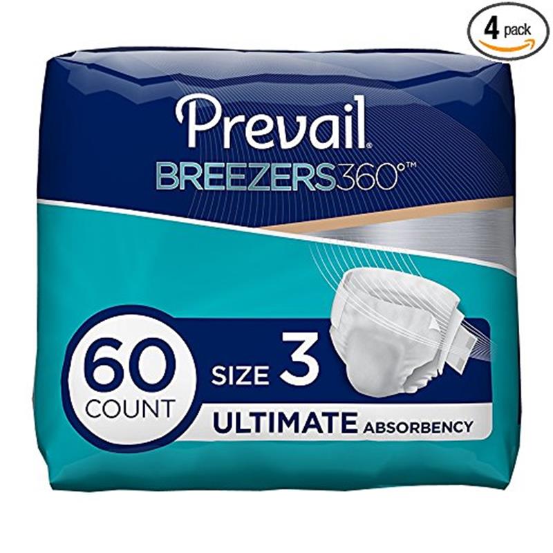 Prevail Breezers 360 Briefs Heavy Absorbency